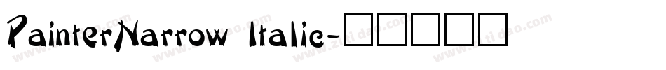 PainterNarrow Italic字体转换